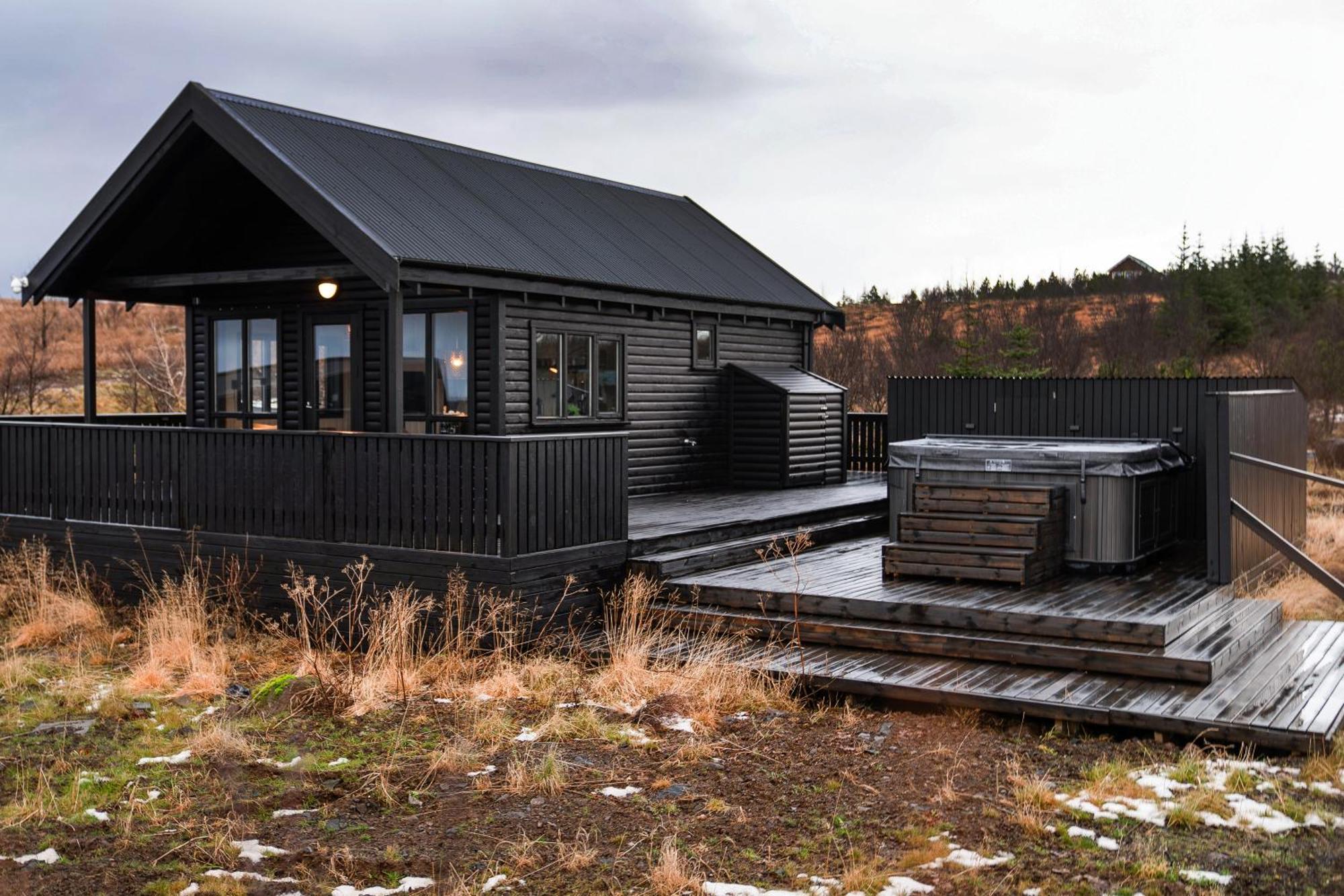 Cozy Cabin Near Golden Circle With Panoramic Views Mosfellsbaer Exteriér fotografie
